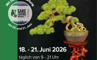 BONSAI meets SAKE – Kleine Bäume treffen auf großen Geschmack im Botanischen Garten Augsburg